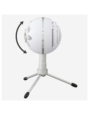 Micrófono Gamer Condensador Alámbrico Logitech Blue Snowball Ice