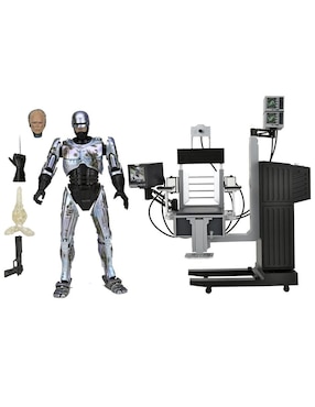 Figura Neca Ultimate Battle Damaged Robocop With Chair