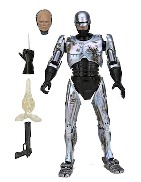 Figura Neca Ultimate Battle Damaged Robocop With Chair