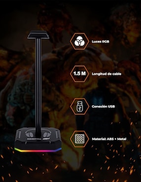 Soporte para Audífonos Gamer Techzone IMGSA