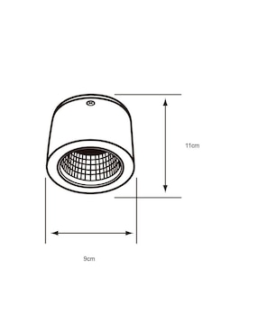 Lámpara Tecnolite led Ashlesha