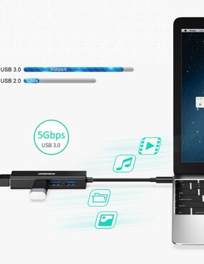 Cable USB C Choetech a tipo USB de 15 cm