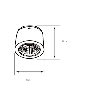 Lámpara de techo LED Tecnolite Ashlesha