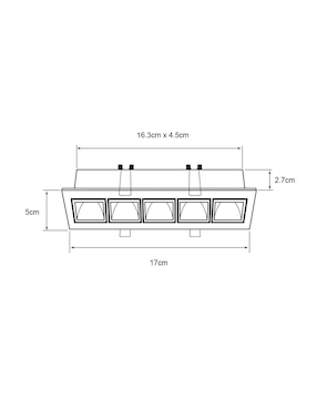 Lámpara de techo LED Tecnolite