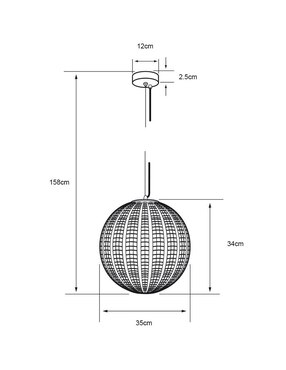 Lámpara Tecnolite incandescente y led Procion