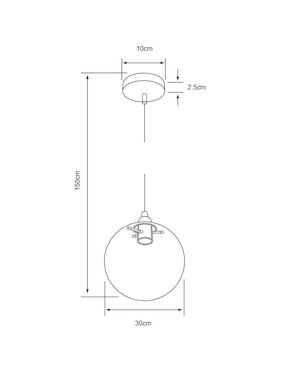 Lámpara Tecnolite incandescente y led Ariettis