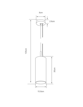 Lámpara Tecnolite incandescente y led Auva Iii