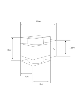 Lámpara Tecnolite led Fontana