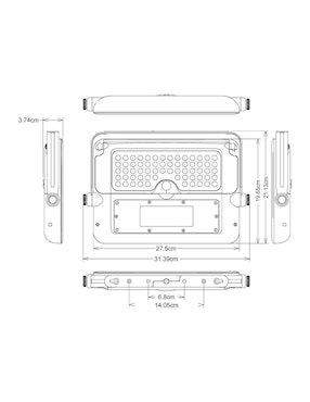 Lámpara solar LED Tecnolite