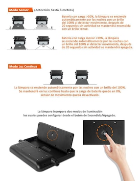 Lámpara solar LED Tecnolite