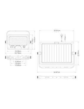 Lámpara Tecnolite led Intan I