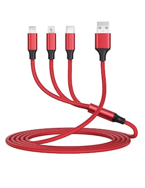 Cable Lightning, Micro USB Y Tipo C 1Hora A Tipo USB A De 1 M