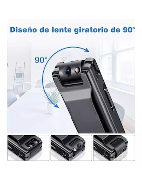Cámara individual de seguridad Genérica alámbrica Full HD 90° con capacidad para grabar para interior y exterior