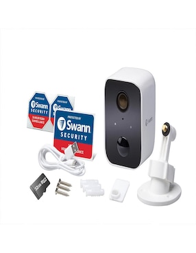 Cámara individual de seguridad Swann inalámbrica Full HD 103° con capacidad para grabar para interior y exterior