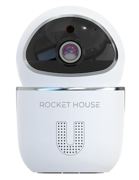 Cámara individual de seguridad Rocket House inalámbrica HD 360° con capacidad para grabar para interior