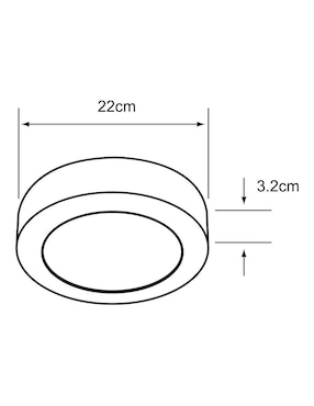 Lámpara Tecnolite led Ankaa Iii