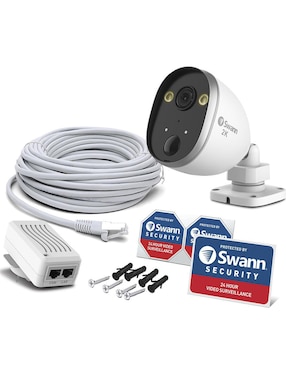 Cámara individual de seguridad Swann inalámbrica Full HD 103° con capacidad para grabar para interior y exterior