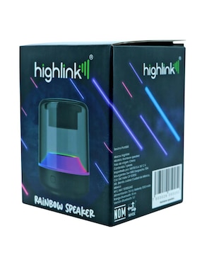 Bocina portátil Highlink Rainbow speaker bluetooth