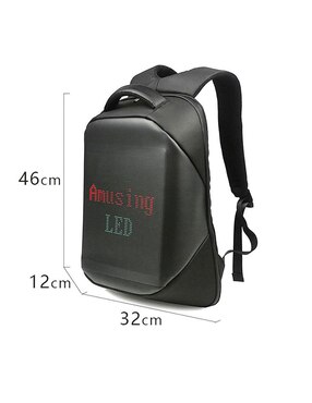Mochila con portalaptop Tostatronic Led impermeable unisex