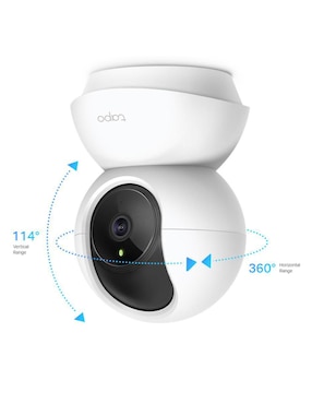 Kit 2 cámaras de seguridad Tp Link inalámbrica Full HD 360° con capacidad para grabar para interior y exterior