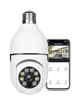 Cámara Wi-Fi de seguridad D-Bugg inalámbrica Full HD 360° con capacidad para grabar para interior y exterior
