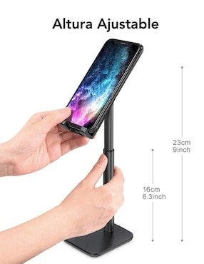 Soporte para celular Alomia de silicón