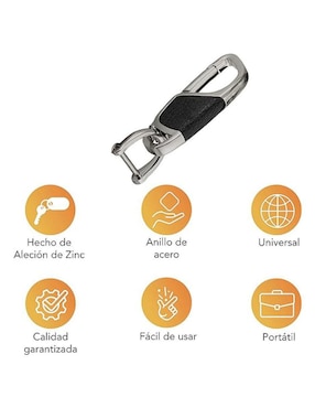 Llavero Seviete de acero inoxidable