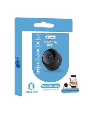 Cámara Wi-Fi de seguridad Dbugg inalámbrica HD 180° con capacidad para grabar para interior