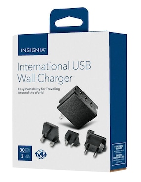 Cargador pared Insignia USB