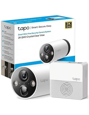 Cámara individual de seguridad Tplink inalámbrica HD 110 a 60° con capacidad para grabar para exterior