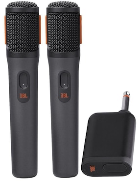 Set Micrófono Básico Alámbrico E Inalámbrico JBL Party Box Duo Pack