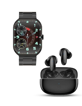 Box Set Smartwatch STF ST-P10395 Unisex + Audífonos