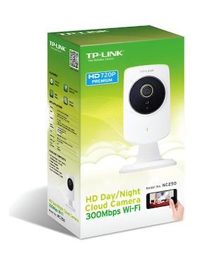 Cámara individual de seguridad Tp-Link inalámbrica HD 60° a 25° con capacidad para grabar para interior