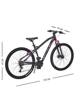 Bicicleta de montaña Mercurio rodada 26 unisex