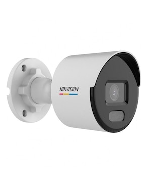 Cámara Individual De Seguridad Hikvision Alámbrica HD 95° Con Capacidad De Grabar Con Visión Nocturna Compatible Con Protocolos De Red TCP/IP, ICMP, DHCP, DNS, HTTP, RTP, RTSP, NTP, IGMP, IPV6, UDP, QOS, FTP, SMTP Para Exterior