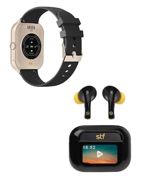 Box set STF Kronos Blaze + Audífonos Tws Tracker unisex