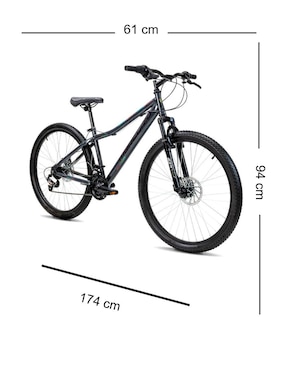 Bicicleta de ruta Mercurio rodada 26 unisex