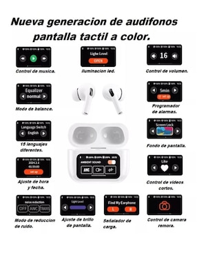 Audífonos In-Ear Genérica Et009 inalámbricos con cancelación de ruido