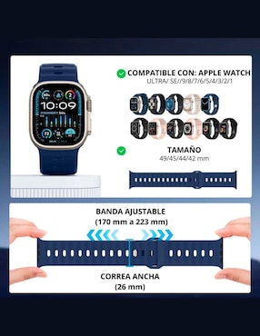 Correa para smartwatch Tarcisio de silicón