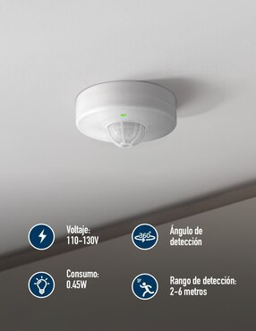 Sensor de movimiento Icon SENMOV800WTECBL