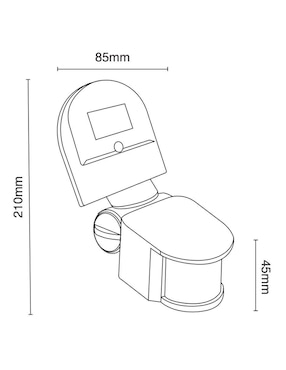 Sensor movimiento Icon 800WMURBL