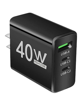 Cargador Pared Hotshot De 40 W USB Tipo A + USB Tipo C