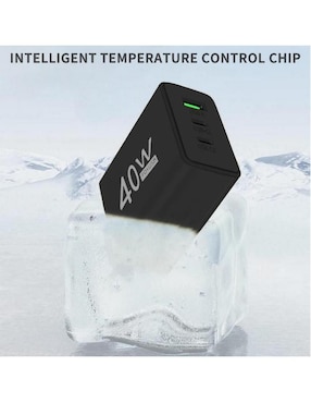 Cargador pared Hotshot USB tipo A + USB tipo C