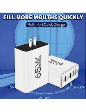 Cargador pared Hotshot USB tipo A + USB tipo C