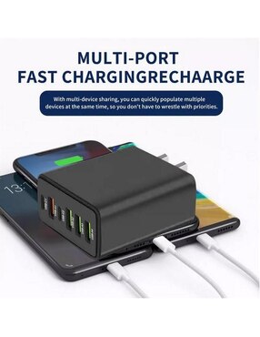 Cargador pared Hotshot USB tipo A + USB tipo C