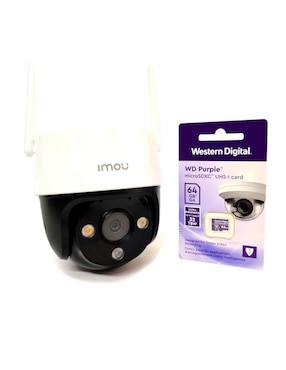 Cámara Wi-Fi de seguridad Imou inalámbrica 2K 10° a 90° con capacidad para grabar visión nocturna para interior