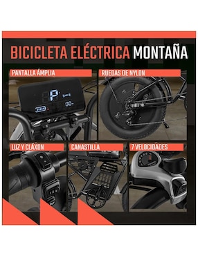 Bicicleta eléctrica Centurfit rodada 27.5 unisex