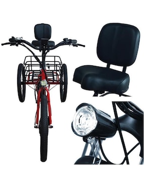 Triciclo Xforz rodada 24 eléctrica unisex