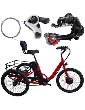 Triciclo Xforz rodada 24 eléctrica unisex