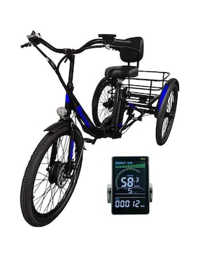 Triciclo Xforz Rodada 24 Eléctrico Unisex